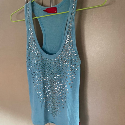Women's blouse used, size small, blue