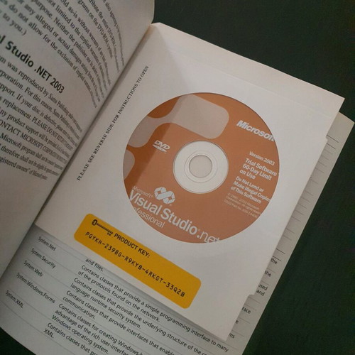 Teach Yourself Visual Basic .Net 2003 book used with CD
