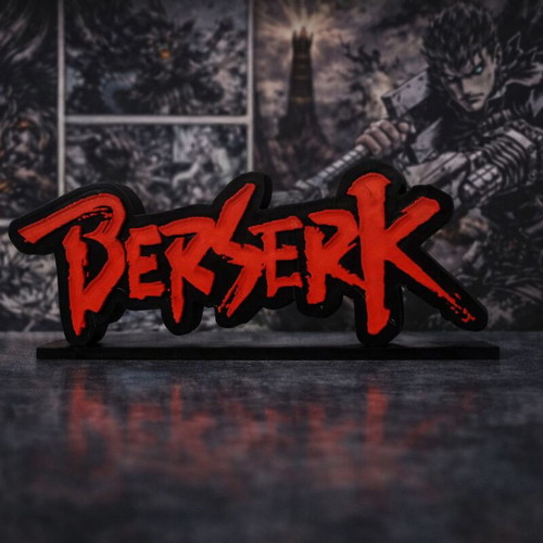 Berserk 3D printed decorative logo new