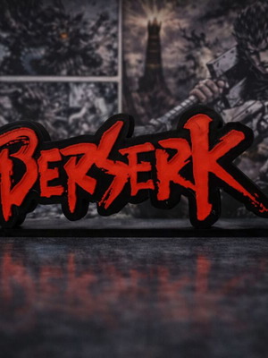 Berserk 3D printed decorative logo new