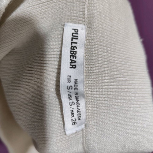 White high-waisted long skirt Pull & Bear new, size S