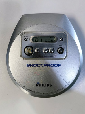 Philips AX2201 portable CD player used for parts or repair