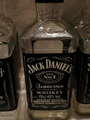 Jack Daniels μπουκάλια καινούργια, πακέτο 9 για χειροτεχνίες και διακόσμηση