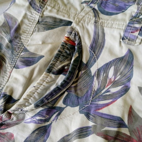 Cargo floral Bermuda Black Number vintage size 52 used