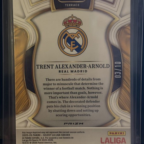Select La Liga Trent Alexander Arnold card like new