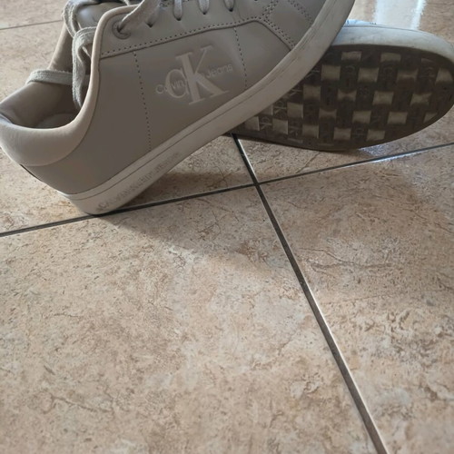 Calvin Klein women's athletic shoes like new, size 39, beige