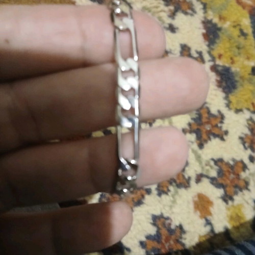 Silver plated necklace chain new, length 60 cm