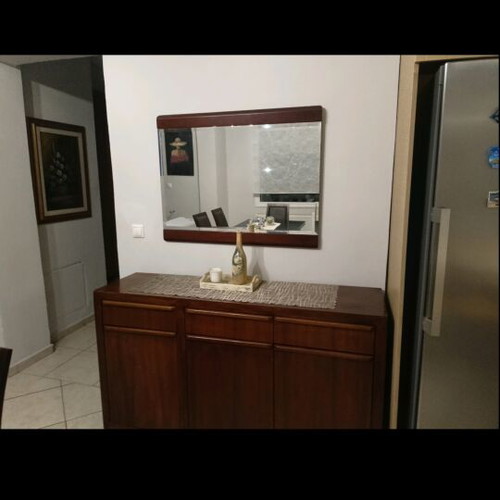 Wooden Oxia Buffet with Mirror like new