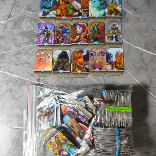 Gormiti metal and magnetic caps used, collection pack