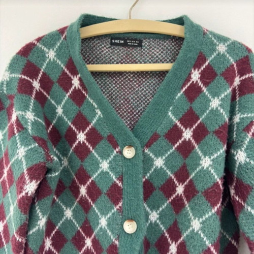 Shein cardigan like new, multicolor, size S