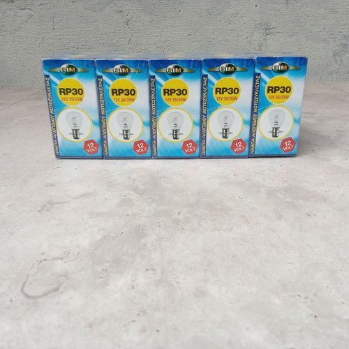 Pack of 10 RP30 closed bulbs 12 volt 35 watt for motorcycles new