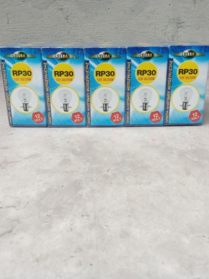 Πακέτο 10 λαμπών κλειστό RP30 12 volt 35 watt για μοτοσυκλέτες καινούργιο