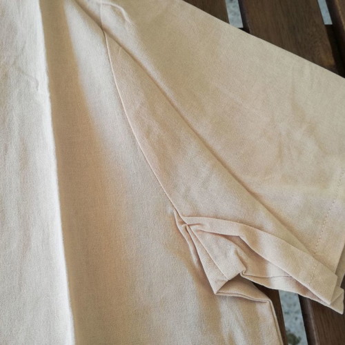 Linen tunic size L new, ecru color