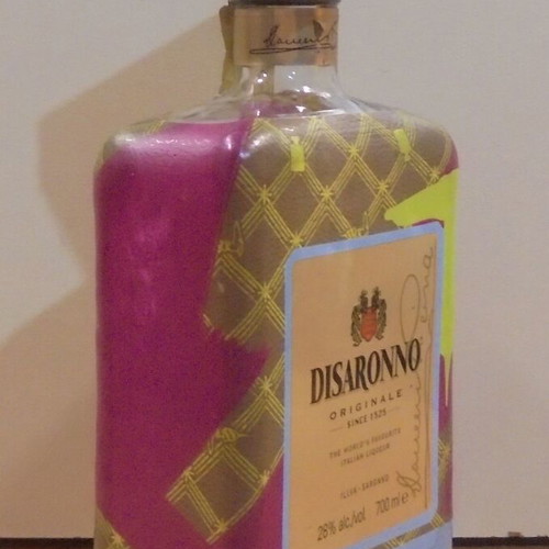 Disaronno Originale By Trussardi collectible empty bottle used