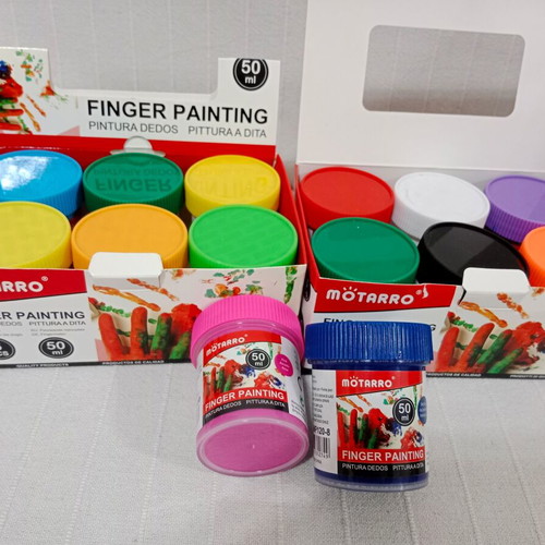Finger paint new, 2 boxes of 6 colors
