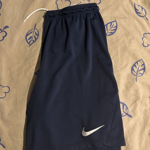 Nike Dri-Fit athletic football shorts, blue, size L