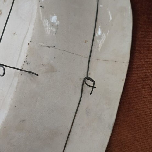 Ceramic bowl used with crack