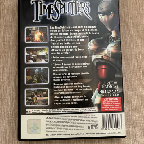Timesplitters PlayStation 2 (PS2) used complete