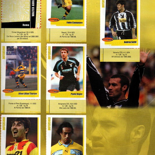 Panini Super Calcio 2000-2001 collectible album like new