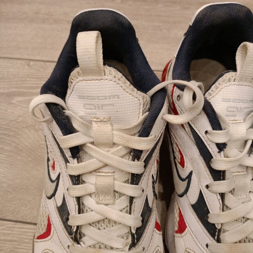 Nike Zoom Air Y2K Vintage sneakers used, white with red and navy details