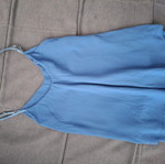Women’s blue blouse medium used with adjustable straps