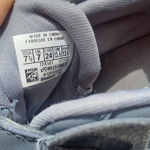 Rebook Rhinoceros shoes used, size 24, gray
