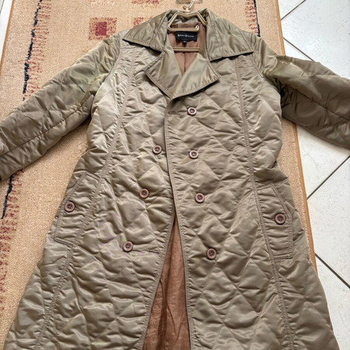 Artisti Italiani women's quilted coat like new, beige gold