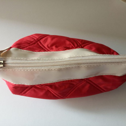 Small red makeup bag new