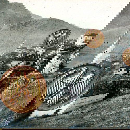 Νότια άποψη πόλης της Καστοριάς μεταχειρισμένη, Γαλλική Στρατιά της Ανατολής 1917