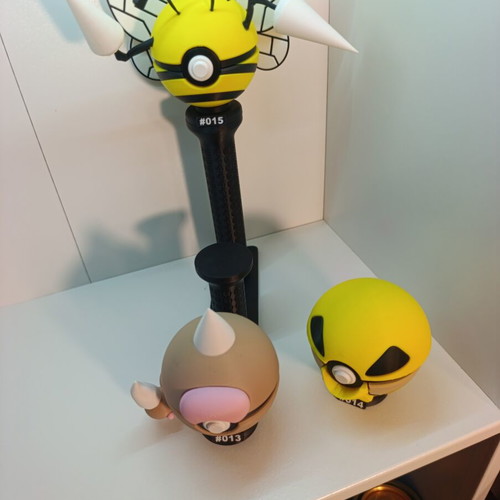 Weedle Evolution Set #013-#015 3D Printed collectible, new