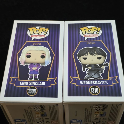 Funko Pop Wednesday and Enid Sinclair exclusive set like new