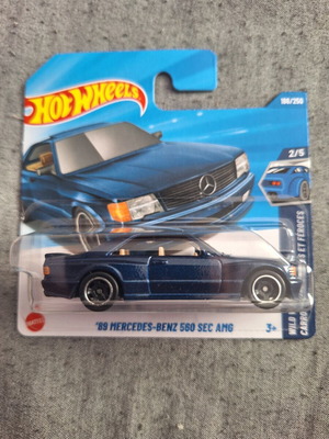 Hot Wheels '89 Mercedes-Benz 560 SEC AMG new, dark blue metallic