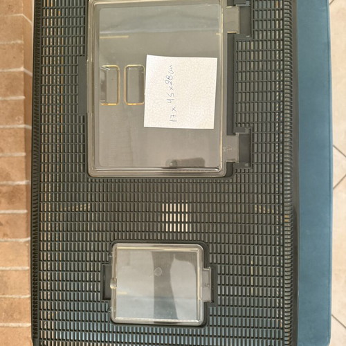 Faunarium plastic used with plastic lid 45×28×17 cm