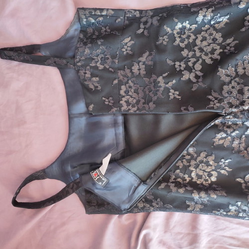 Jean Marie Lie Dress Size 48 Like New Black
