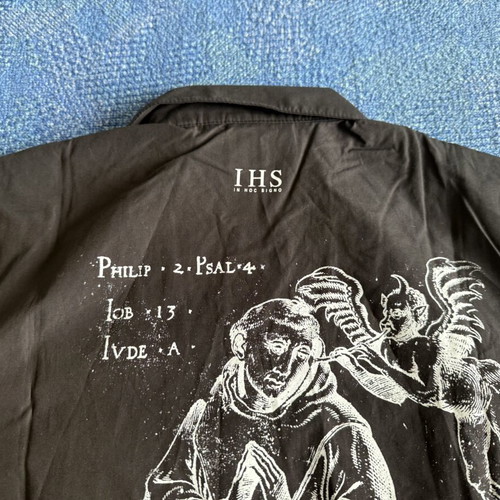 IHS Respect Your Demon shirt and shorts set new, black, size S