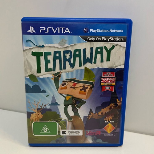 Tearaway game for PlayStation Vita like new