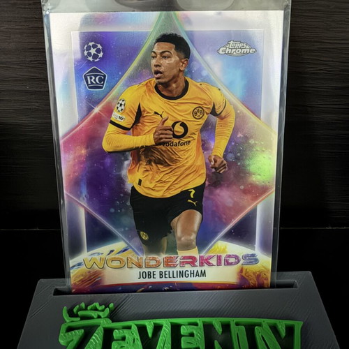 2025-26 Topps Chrome UEFA Club Competitions #WK-9 Jobe Bellingham Wonderkids card