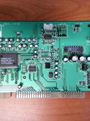 Κάρτα ήχου Sound Blaster Vibra 16 μοντέλο 4180 ISA slot μεταχειρισμένη