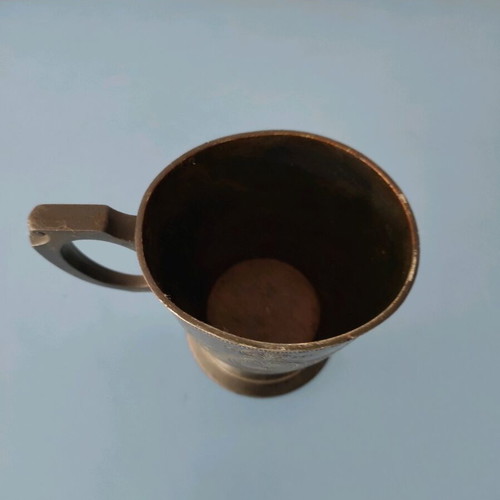 Metal mug used