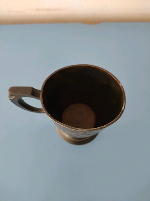 Metal mug used