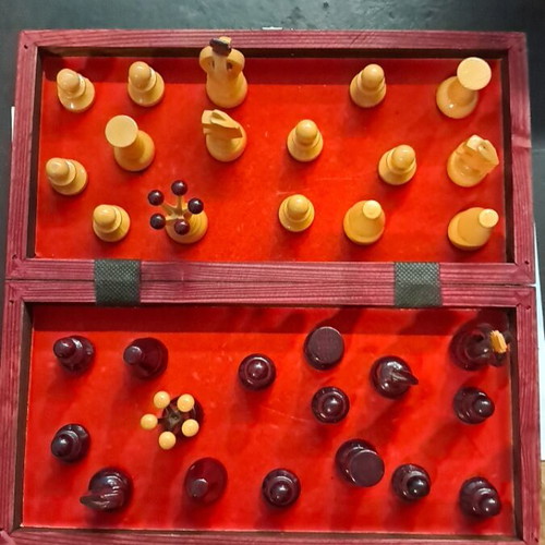 Wooden chess set