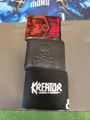 Wallets used, set of 3 pieces