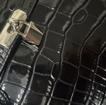 Handbag used, black with multiple inner pockets