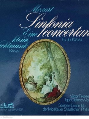 Mozart Symphonia Concertante vinyl record used, classical