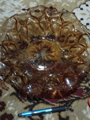 large glass bowl for fruits, chocolates, etc.