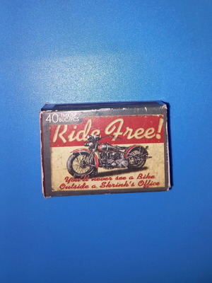 Collectible matchbox pack used