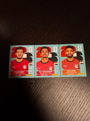 Egypt Players FIFA World Cup 2026 stickers new