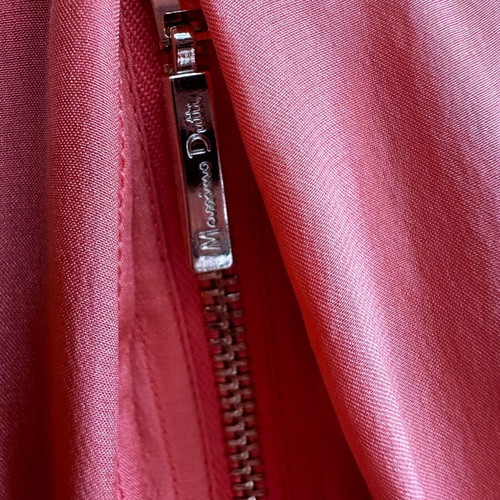 Massimo Dutti top 100% mulberry silk used, peach color, size M