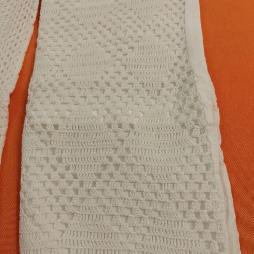 Handmade pillowcases white cotton, like new, set of two