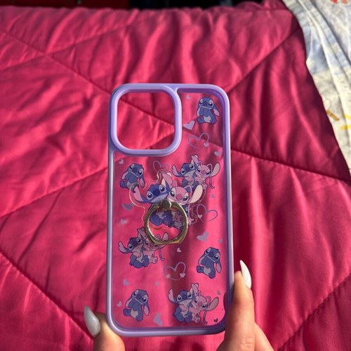 iPhone 14 Pro Max case new with Stitch design and ring holder